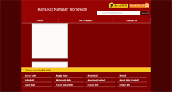 Desktop Screenshot of hansraj-india.com